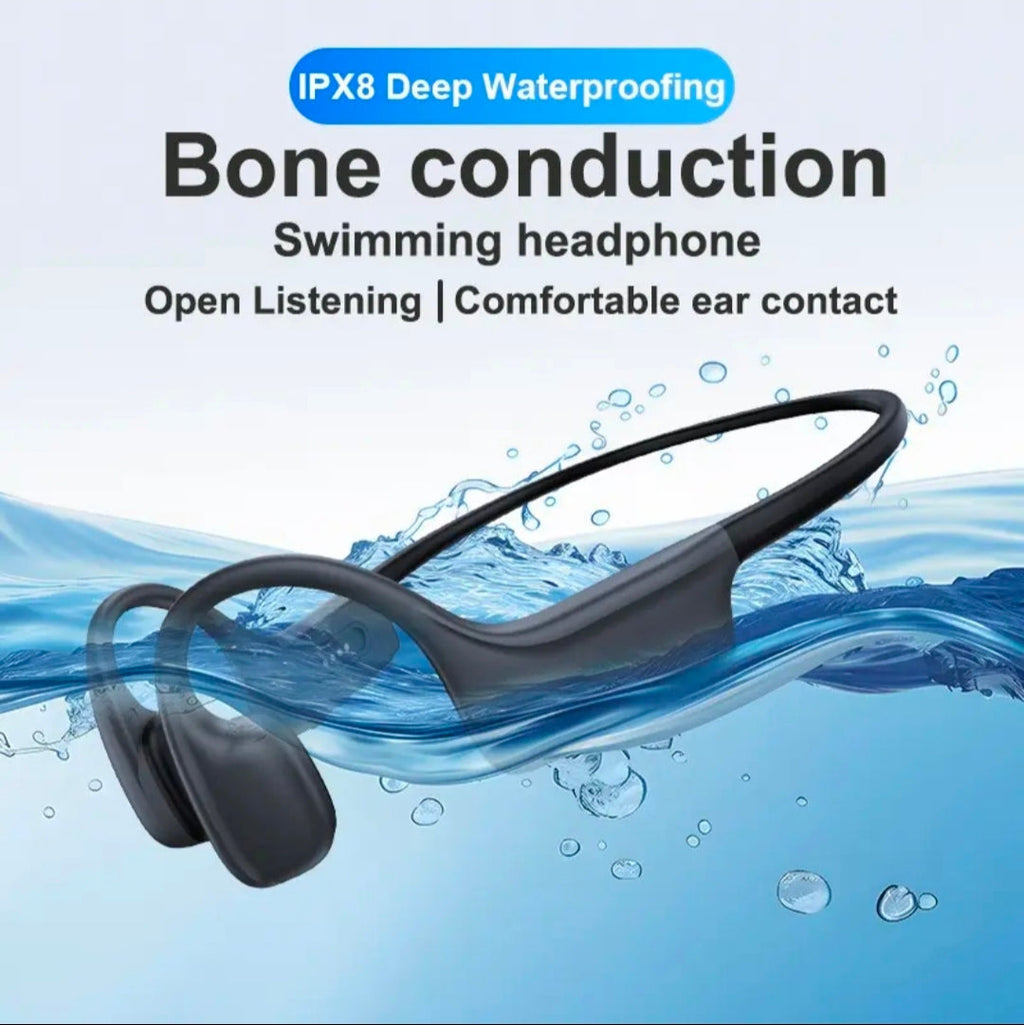 Bone Conduction Swimming Headphone – IPX8 Waterproof