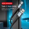 USB-A to Type-C Braided Fast Charging Cable