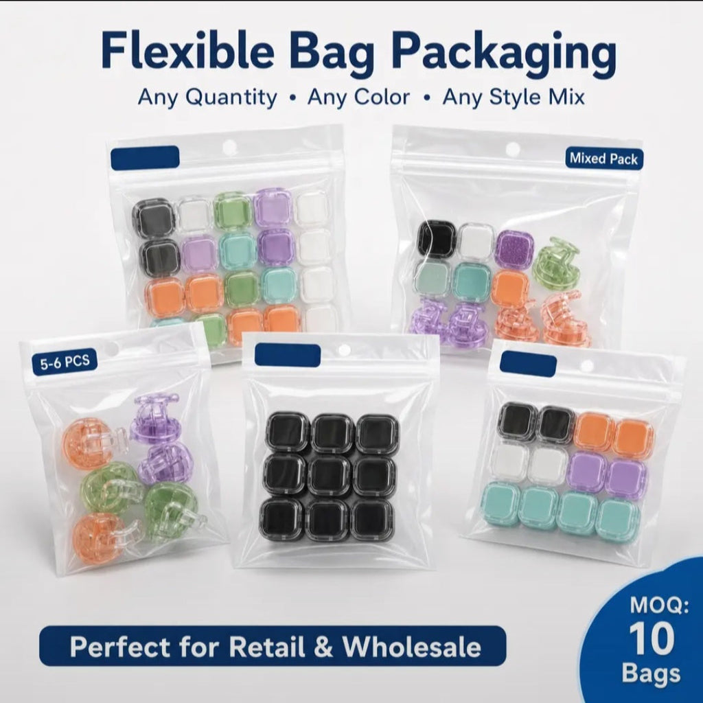 Magnetic Cable Clips with Crystal Top Design