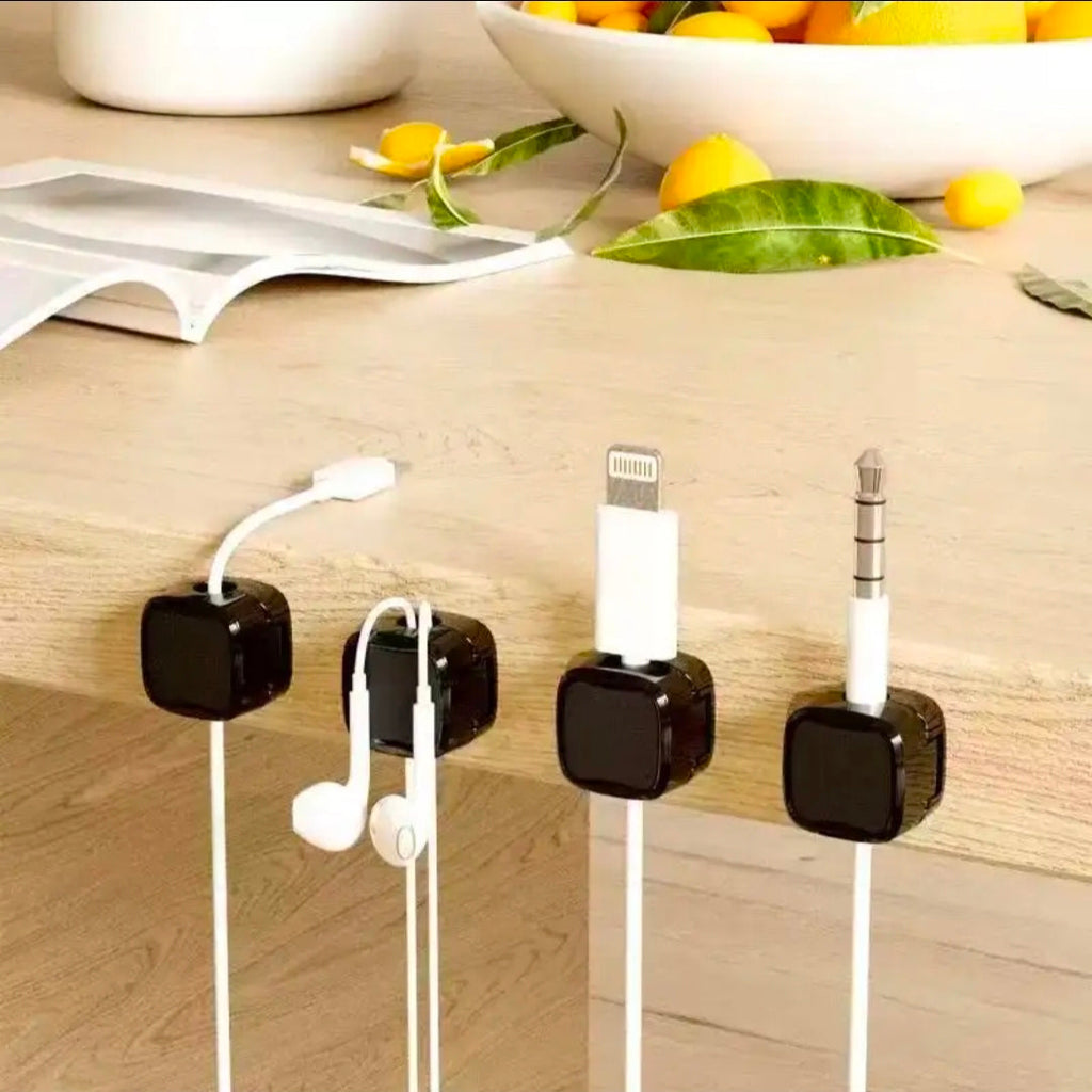 Magnetic Cable Clips Organiser (6 Pack)