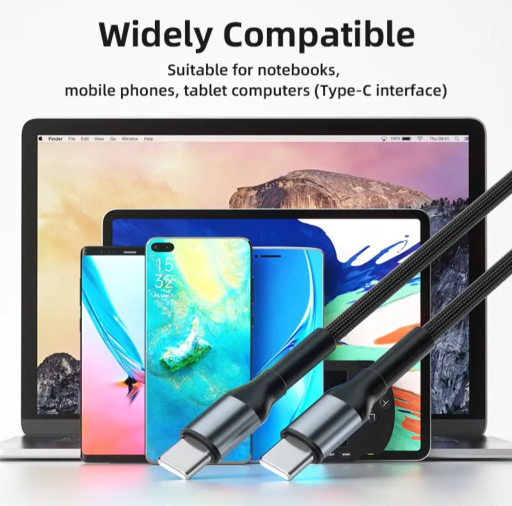 USB-C to USB-C PD 60W Fast Charging Cable